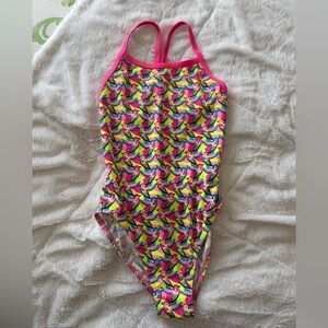Like New Girls Funkita Bye Birdie Single Strap Swimsuit - Size 12